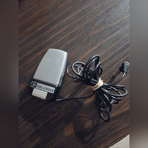 Vintage External Microphone - Black and Silver